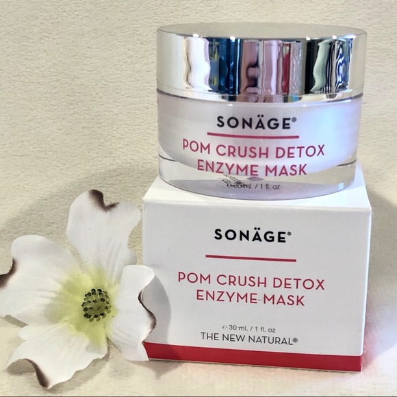 💄 SALE💄 NIB Sonäge Pom Crush Detox Enzyme Mask, 1 fl oz - Picture 5 of 16